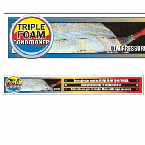 Deluxe Triple Foam Menu Strip