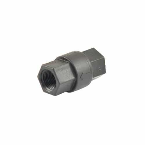 6850490 Black Check Valve with Hastelloy