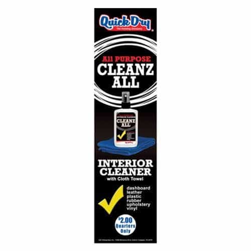 Quick Dry Cleanz All Single Column Vending Machine Decal