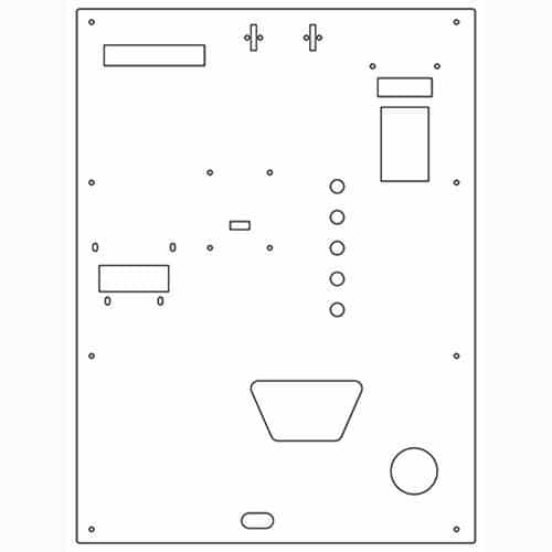 Hamilton Changers ACW Gold Line Extended Face Panel - 63-5193-01