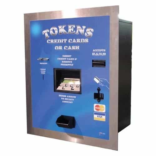 American Changer AC2207 Token Dispenser with Mars Validator and Credit Card Acceptor