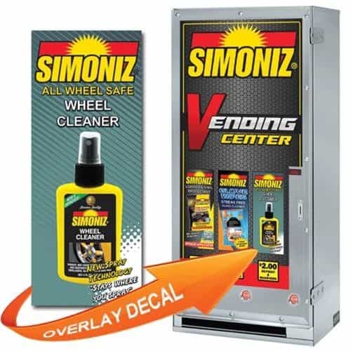 Simoniz 4 In. x 10 In. Overlay Decal - Simoniz Wheel Cleaner