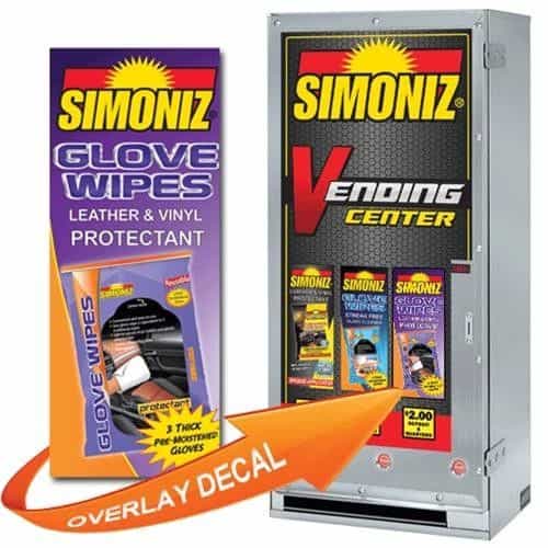 Simoniz 4 In. x 10 In. Overlay Decal - Simoniz Protectant Glove Wipes, 3 Pack