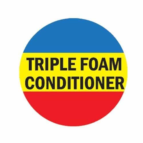 CB034613 Triple Foam Conditioner Circle Decal