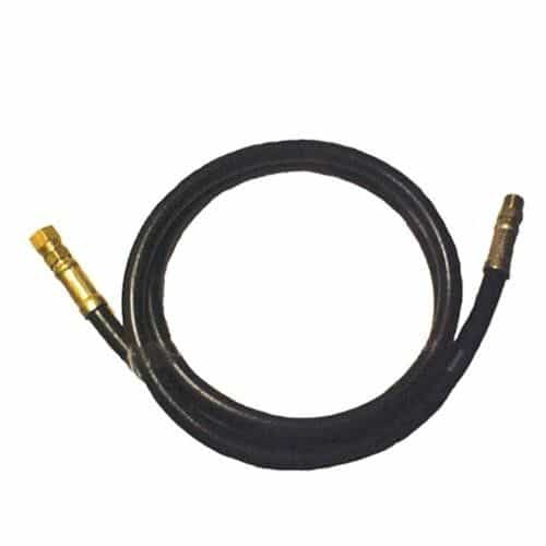75' Black 3/8" Single Wirebraid Hose, 3/8"FSW x 3/8"MSW