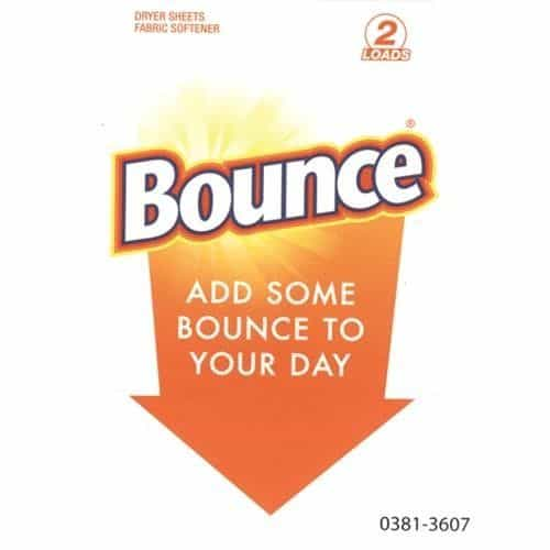 Bounce Dryer Sheets Overlay