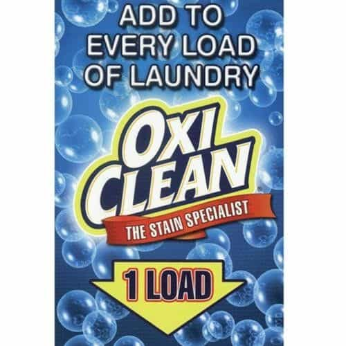 OxiClean stain remover overlay