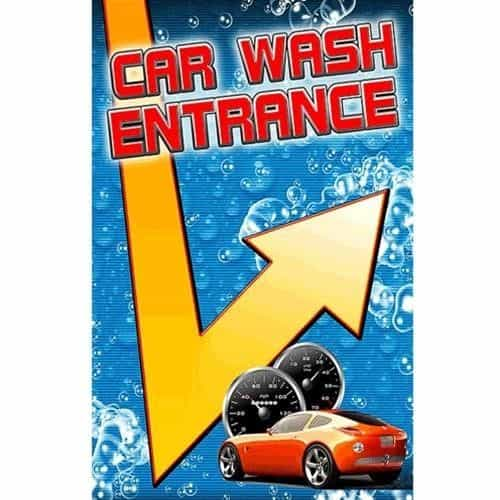 WS59SM TSS Car Wash Entrance Windmaster Sign