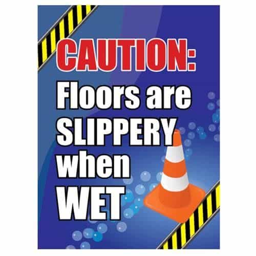 SIKR046N Wet Floor Caution Sign