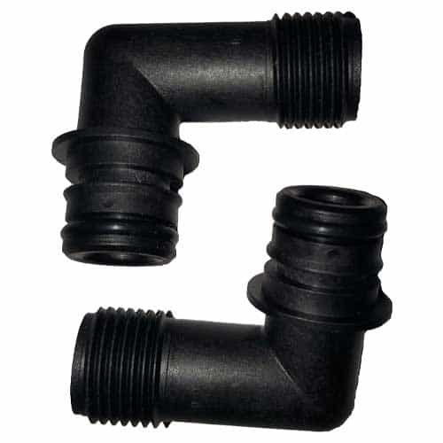 20381008 Flojet Snap-In Elbow Fittings - 1/2" QEST