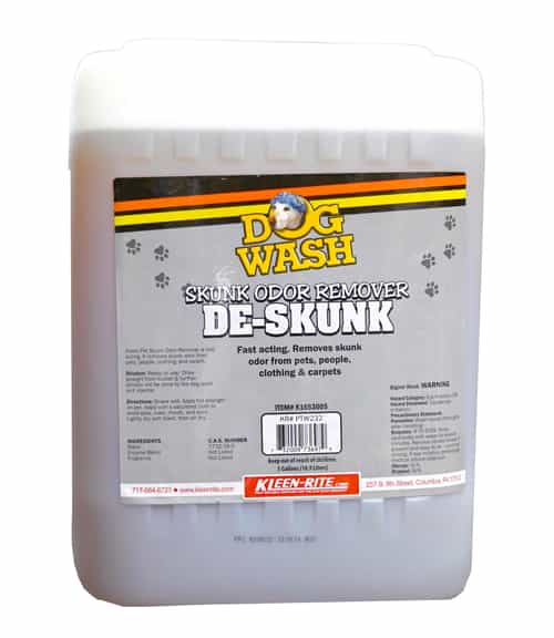 Kleen-Pet De-Skunk Skunked Dog Shampoo - 5 Gal.