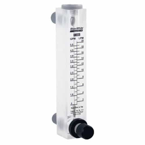 F-55500LA Blue-White Acrylic Flow Meter