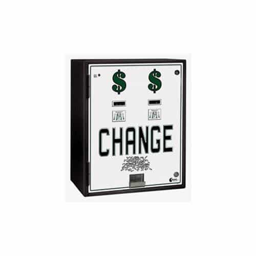 Standard Change-Maker MC820-DA Dual Hopper, Dual Acceptor Front Load Changer