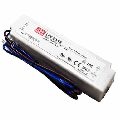 12DC60MW TSS Meanwell Power Supply - 12 VDC