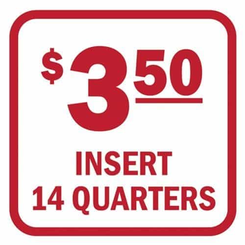 Insert 14 Quarters Red and White Decal