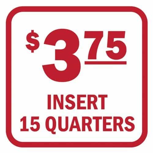 Insert 15 Quarters Red and White Decal