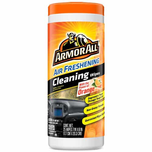 Orange Cleaning Wipes Canisters