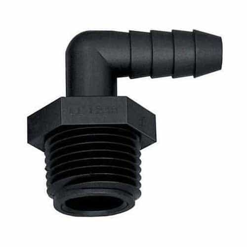 3EL12 Valley Industries 90 Degree Hose Barb Adapter