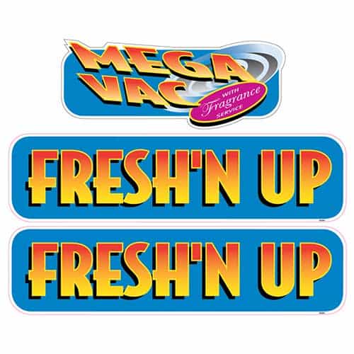 5323140 GinSan Fresh N Up Dome Decals