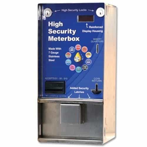 high security car wash coin box
