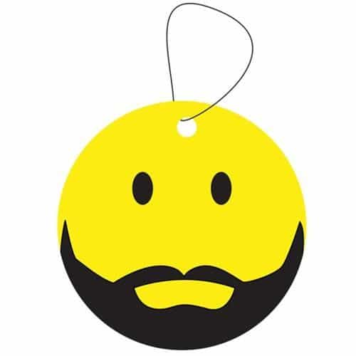 SE-2 Jenray Beard Smiley Face Air Fresheners - 12 Pack