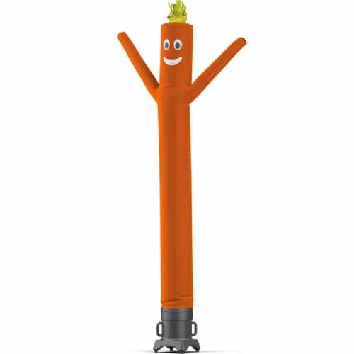 10 Foot Orange Color Tube Dancer and Blower