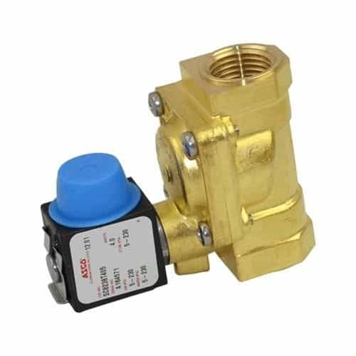 SC8238T405 Asco S Series 1/2 Inch Normally Closed Brass Solenoid Valve - 120 VAC