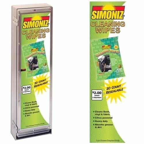 Simoniz W0021036 Single Column Decal, 20 Count Cleaning Wipes