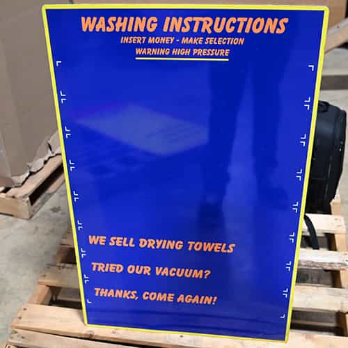 BS-1F Craft Mark Extreme Menu Sign - Blue