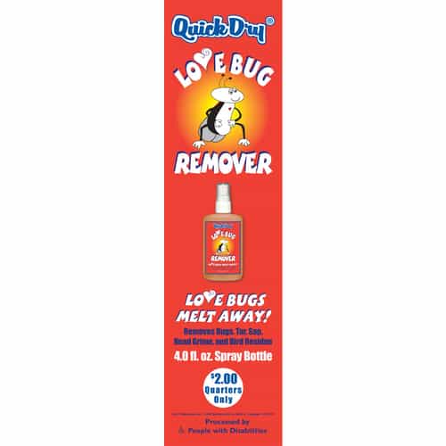 DEC LBG4 Quick Dry 1-Column Love Bug Remover Decal