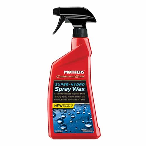 Black red and gold spray bottle