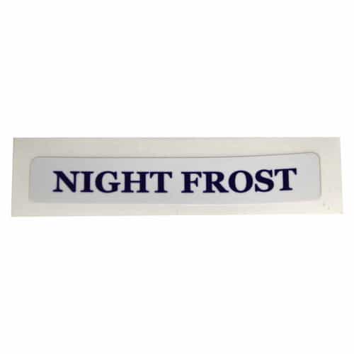 Night Frost Fragrance Machine Decal