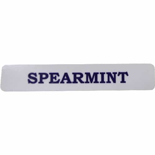 Spearmint Fragrance Machine Decal