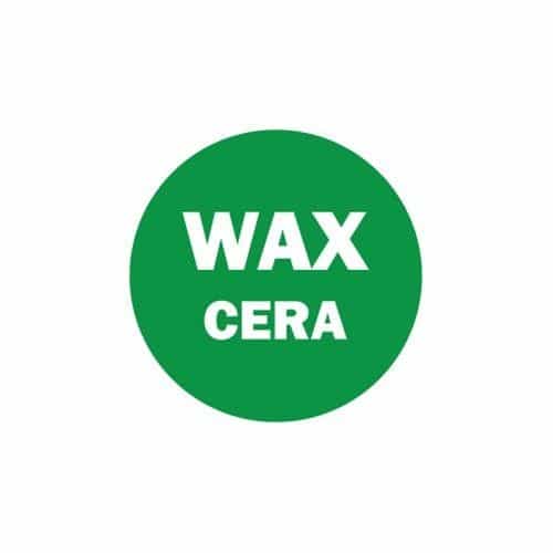 CB03463BL Bilingual Wax Circle Decal