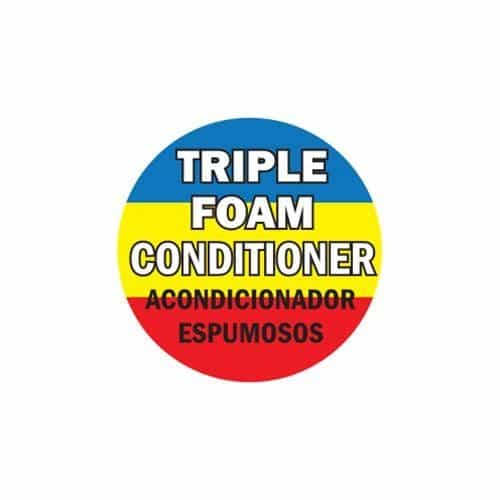 CB034613BL Bilingual Triple Foam Circle Decal