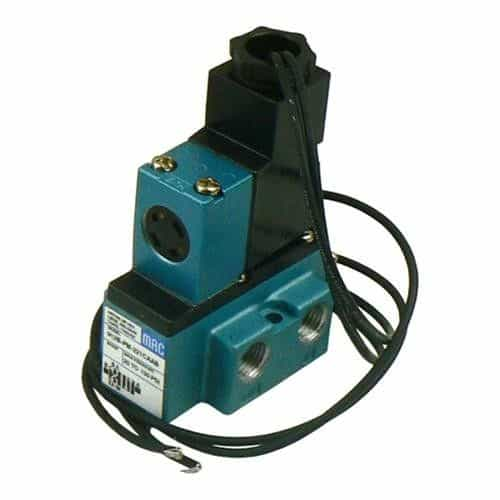 Mac Valves 912B-PM-221CAAB 4/2 Air and Gas Solenoid Valve - 1/4 in. NPTF, 24V