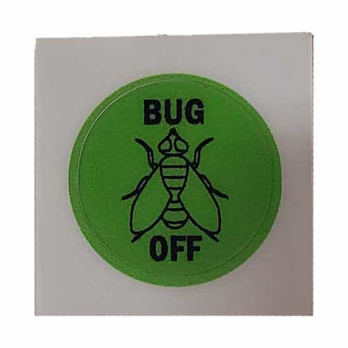 CB034620 Bug Off Circle Decal