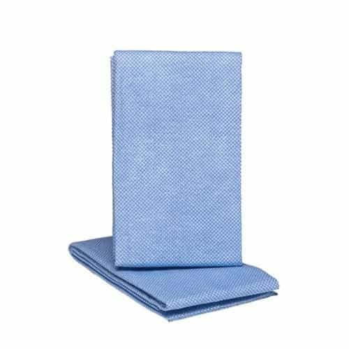 Folded Blue Paper Towel