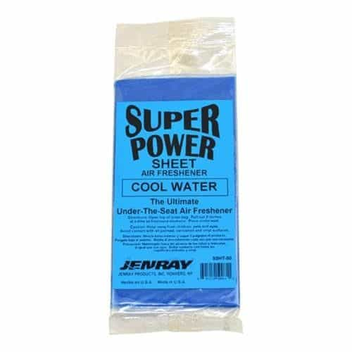 SSHT-50 Jenray Super Power Sheet Under-The-Seat Air Fresheners - Cool Water