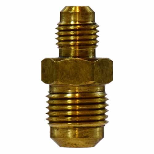 10-120 Brass 1/2 x 1/4 Reducer Flare Union