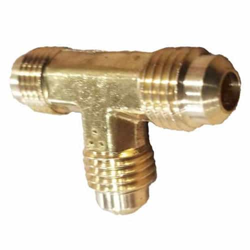 10-162 Brass 1/2 SAE 45 Male Union Tee