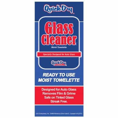 Quick Dry Window Cleaner Towelette Overlay - DEDTAWC