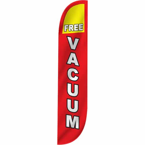 12' Free Vacuum Flag for Car Washes