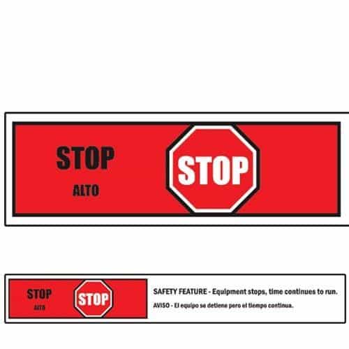 Bilingual Stop Menu Strip