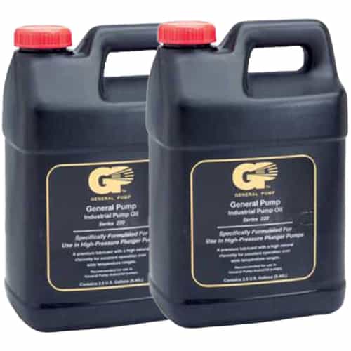 General Pump Oil Series 220 Oil - 2.5 Gallon Twin Pack