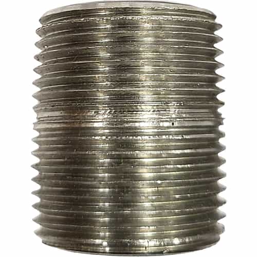 1" MPT Close Nipple