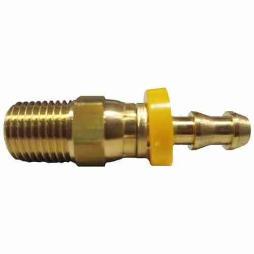 30-385 Push Barb Swivel - 1/4" Hose I.D. X 1/4" Male NPTF
