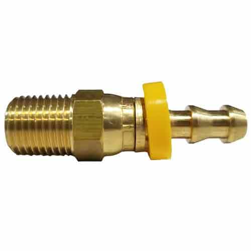 30-386 Push Barb Swivel - 3/8" Hose I.D. X 1/4" Male NPTF