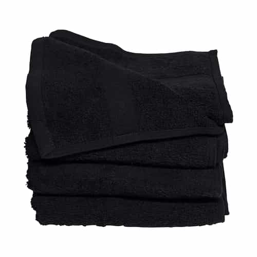 D-16273.5-BLK Black Cotton Medium-Heavy Towel
