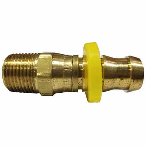 30-388 Push Barb Swivel - 1/2" Hose I.D. X 3/8" Male NPTF